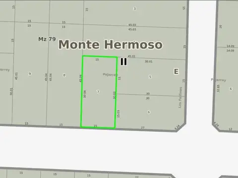VENTA LOTE MULTIFAMILIAR LAS DUNAS MONTE HERMOSO
