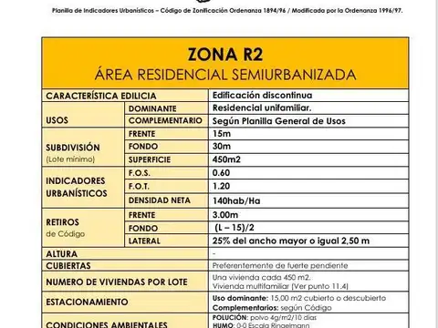Terreno en Venta en Don Torcuato, USD 135.000