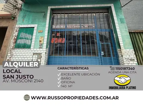 Alquiler Local San Justo 