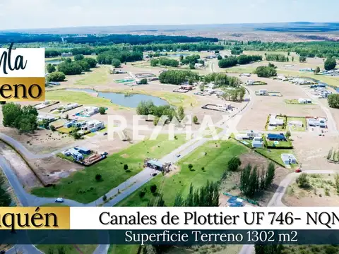 VENTA TERRENO EN CANALES DE PLOTTIER UF 746 -NQN-