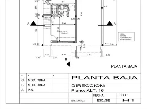 Departamento en Venta en Villa Maipu, USD 95.000