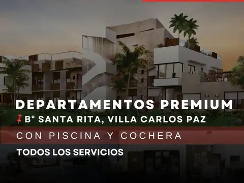 Venta Departamentos Premium En Pozo Con Financiamiento En Santa Rita Del Lago - Villa Carlos Paz