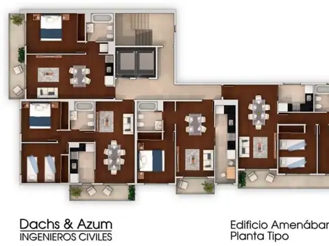 Departamento en Venta de 3 ambientes