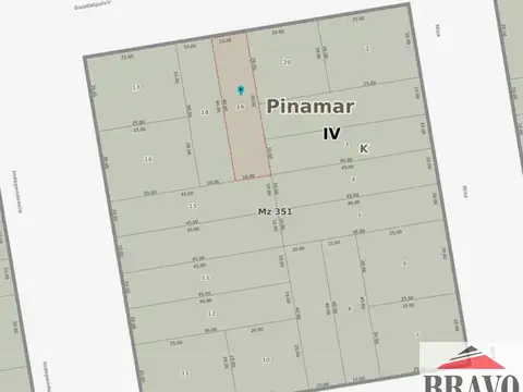 Terreno en Venta 40  mts Frente