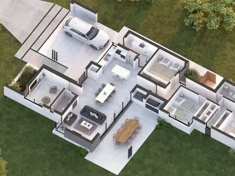 Casa 6 ambientes con 3 baños