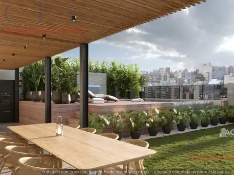 Departamento 2 ambientes con 1 baño