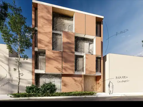 DEPARTAMENTO DE UN DORMITORIO CON  PATIO EN CONSTR