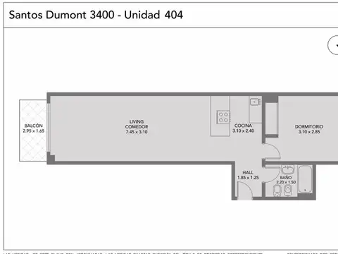 Santos Dumont 3400, Piso 4