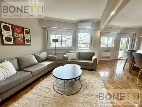 Departamento Alquiler temporario en Recoleta 4 ambientes  muy luminoso