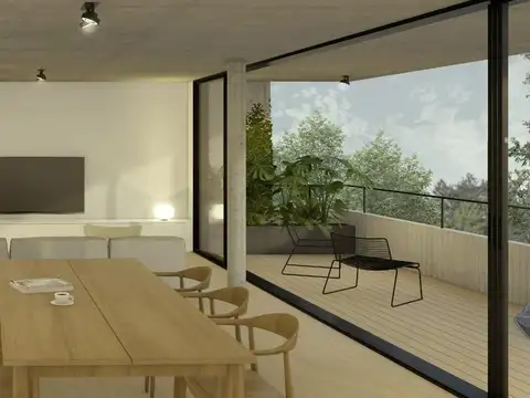 Departamento de 3 dormitorios con patio y balcón en Lourdes, Rosario