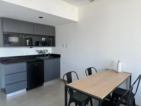 Moderno amplio 2 ambientes amueblado