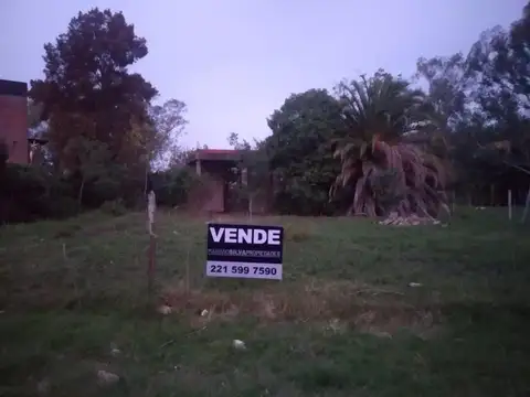 VENTA TERRENO CALLE 481 E/ 8 Y 10 - CITY BELL