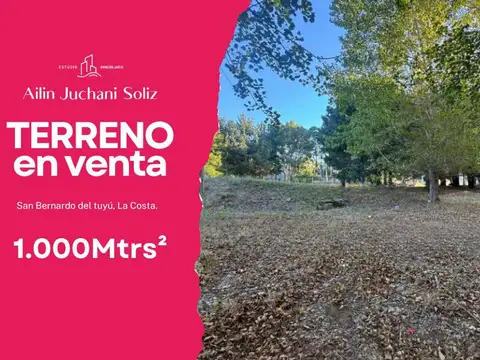 Terreno en barrio Escurra en San Bernardo Del Tuyu