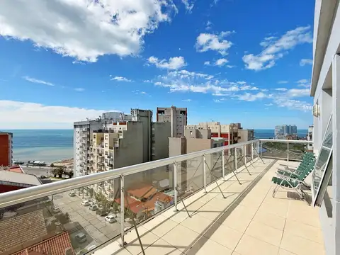 Departamento 3 ambientes con terraza y vista al mar · Playa Varese