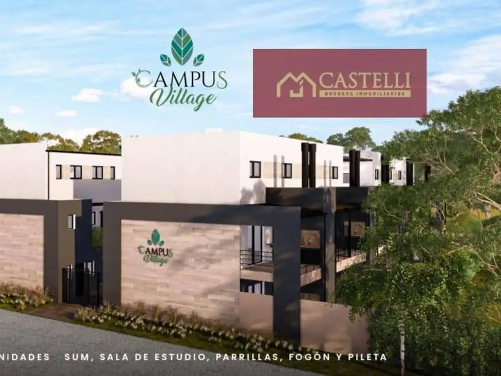 Departamento 3 Ambientes con terraza en alquiler en Campus Village Pilar