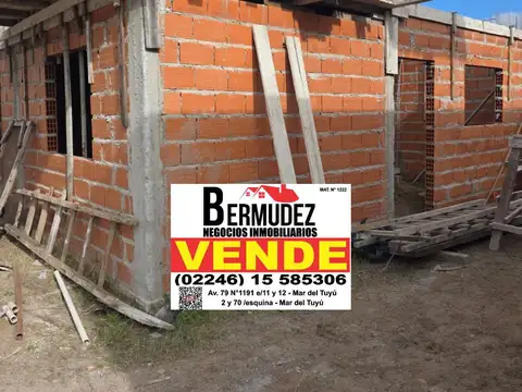 Venta Chalet 4 Ambientes Calle 72 Entre 8 Y 9 Mar Del Tuyu Anticipo y Cuotas 