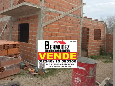 Venta Chalet 4 Ambientes Calle 72 Entre 8 Y 9 Mar Del Tuyu Anticipo y Cuotas 