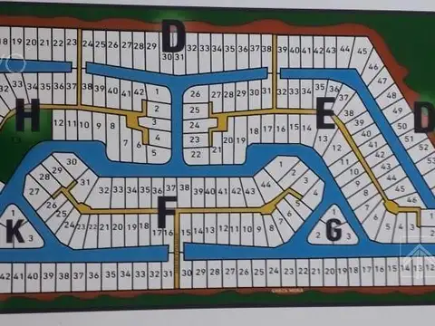 Terreno en Venta 50  mts Fondo