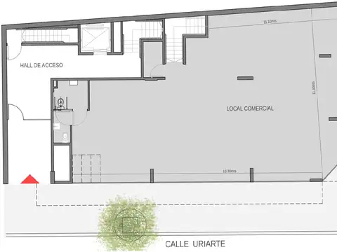 Departamento Monoambiente con 1 baño