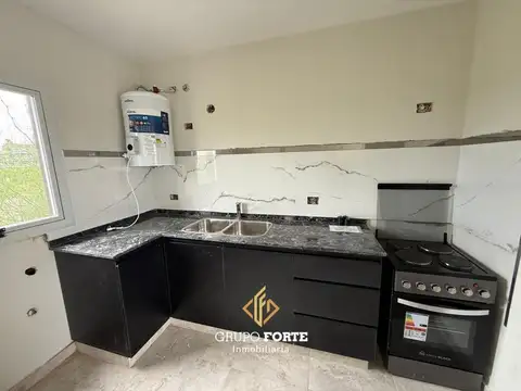 Departamento 2 ambientes con 1 baño