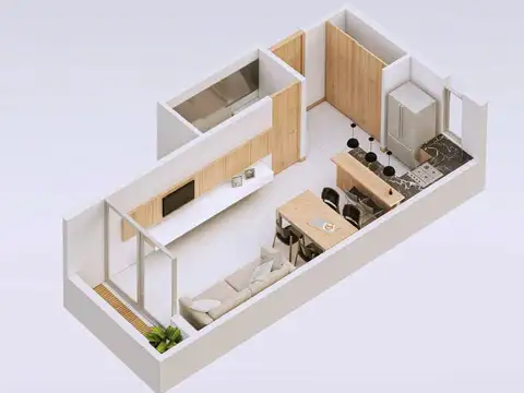 MONOAMBIENTE EN VENTA BARRIO NORTE LA PLATA