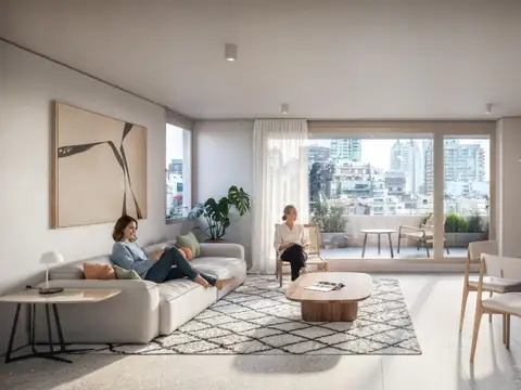 Venta Departamento 2 ambientes Palermo Chico Inversión Piso Alto Orientación Norte