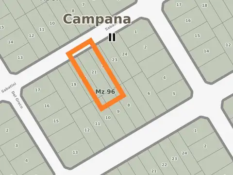 Terreno en Venta 37,50  mts Fondo