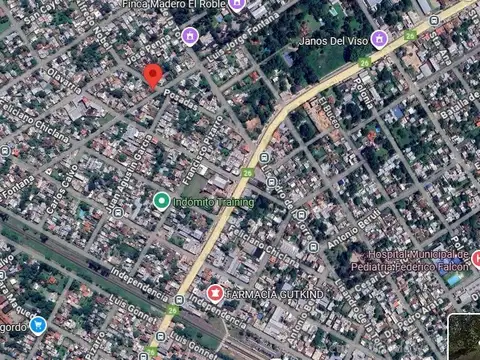 Terreno en Venta 12  mts Fondo