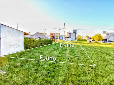 Terreno escritura en barrio Campos del Oeste Alvear
