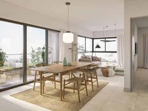 Av. Belgrano 3588 6° A - 2 ambientes con 2 balcones en construcción en Almagro