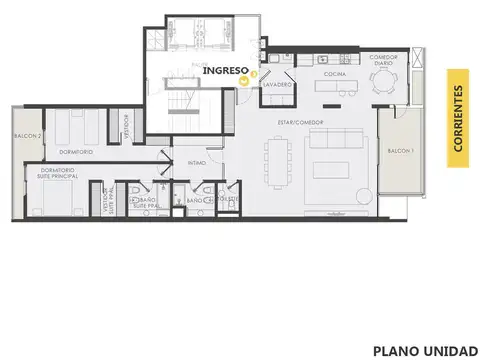 Venta / permuta | Departamento 2 dormitorios con balcón al río | Parque España, Rosario