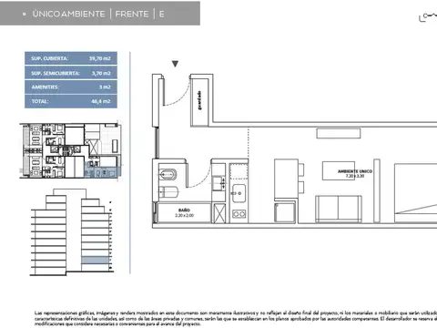 Venta Monoambiente Divisible Pozo Belgrano