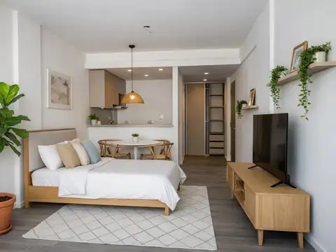 Departamento Monoambiente con 1 baño