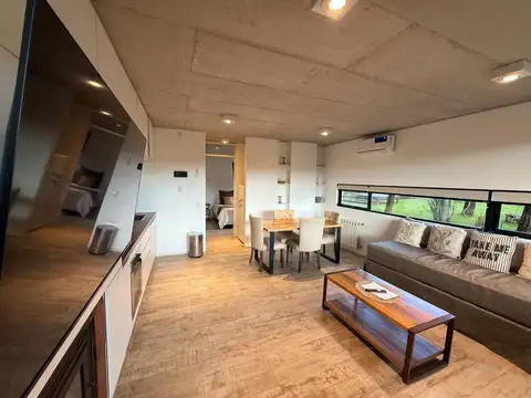Departamento 2 ambientes con 2 baños