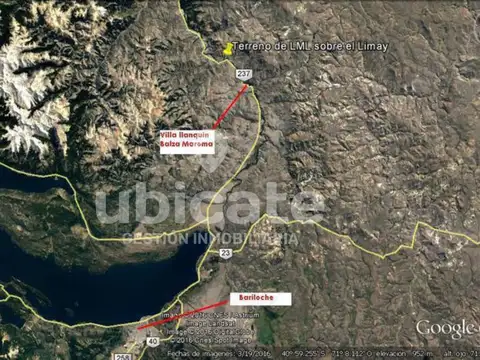 Campo con 532 metros de costa del Río Limay