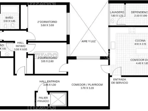 Departamento en Venta en Recoleta, USD 355.000