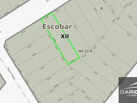 Terreno / Lote en venta de 471m2 ubicado en Belén de Escobar