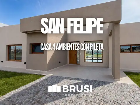 CASA EN VENTA EN UNA PLANTA A PULMON VERDE SAN FELIPE, CANNING - FINANCIACION