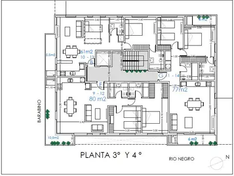 Departamento en Venta al Oeste