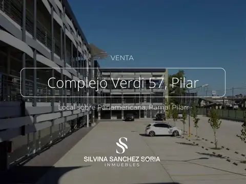 LOCAL EN VENTA, COMPLEJO VERDI 57, PILAR