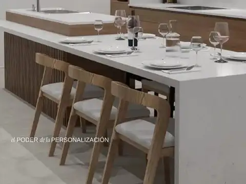 Departamento 3 ambientes con 2 baños