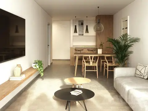 Departamento 3 ambientes con 1 baño