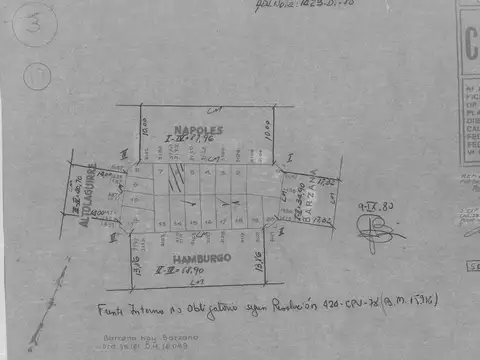 Terreno en Venta en Parque Chas, USD 240.000