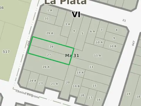 Terreno en Venta de 1000,0 m2