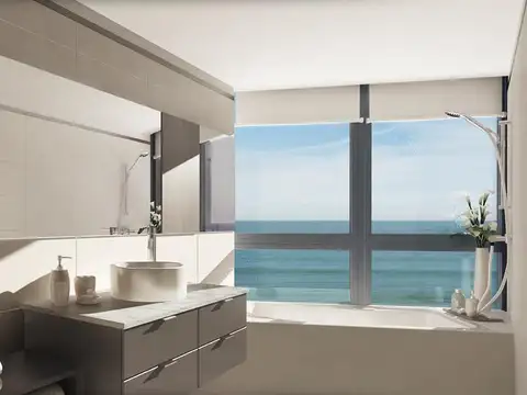 Departamento 2 ambientes con 2 baños