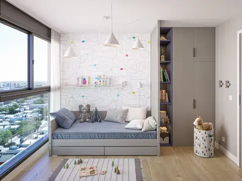 Departamento 3 ambientes con 1 baño