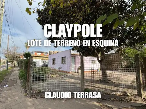 LOTE DE TERRENO EN VENTA EN CLAYPOLE