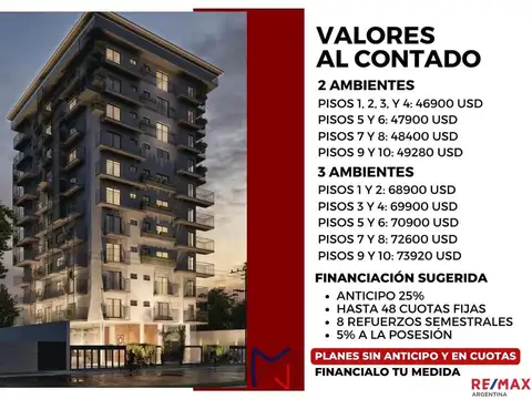 Departamento en Venta al Norte