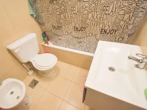 Departamento 2 ambientes con 2 baños
