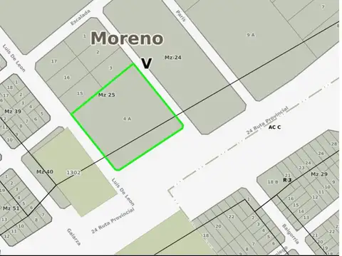 VENTA TERRENO / LOTE 10000M2 SOBRE RUTA 24